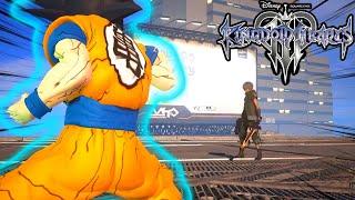 Goku From Dragon Ball Vs Yozora In Kingdom Hearts 3 (Mod)