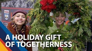 A gift of togetherness - Happy Holidays from UVic