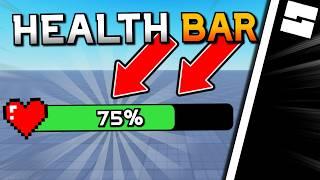 How to make a Health Bar GUI in ROBLOX Studio! (2024)