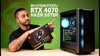 RTX 4070 & RYZEN 5 7500F HAZIR SİSTEM !!