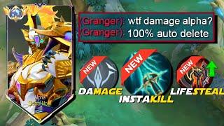 WTF DAMAGE!! ALPHA WITH NEW ITEM SKY PIERCER CAN 1 SHOT ENEMIES | INSANE DAMAGE IN NEW UPDATE 2024