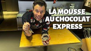 RECETTE DE NORBERT : LA MOUSSE AU CHOCOLAT EXPRESS ET CROQUANTE !