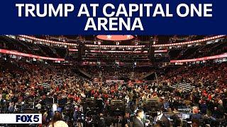 LIVE RAW FEED Trump's Capital One Arena presidential parade | FOX 5 DC