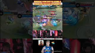 MANIAC DIBALES MANIAC‼️ TLID VS GEEK FAM GAME 3#mplids14#kenziekenzotv#mlbb#shorts#viralvideo#short