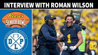 DLP Interviews Roman Wilson - WR - Michigan | Detroit Lions Podcast