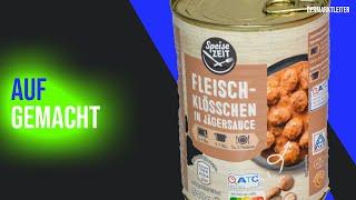 Aufgemacht: Aldi Speise Zeit Fleischklösschen in Jägersauce 2023