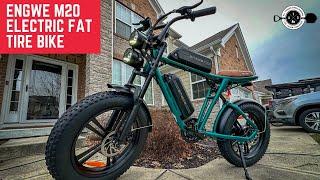 A Closer Look at the Engwe M20 Electric Fat Tire Bike (Features, Assembly, and First Person Ride)