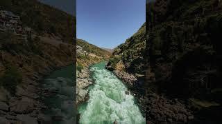 Devprayag - Sangam of holy rivers Bhagirathi and Alaknanda -  Uttarakhand  #devprayag #ganga #hindu