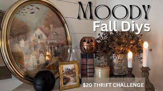 Moody Fall DIYs | $20 Thrift Challenge | Dollar General Couponing