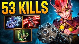 53 Kills Dark Willow+900 Attack Speed Insane Damage | Dota 2 Gameplay