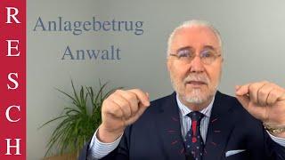 Anlagebetrug Anwalt – wer kann helfen?