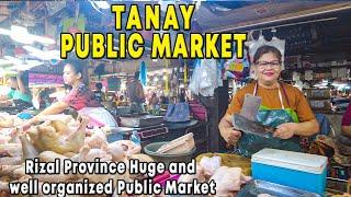 Walking Tour inside the HUGE Public Market of TANAY RIZAL I