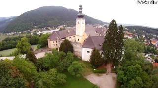 Schloss Gloggnitz Luftaufnahmen (Tricopter FPV RCSchim)