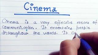 5 lines on Cinema in English|Essay on Cinema  in English|Few lines on Movies|Essay on Movies