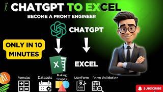 Become A Prompt Engineer in 2025 | How To Increase Your Excel Skills With ChatGpt #chatgpt #ai