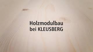 Holzmodulbau bei KLEUSBERG | Vorfertigung im Werk