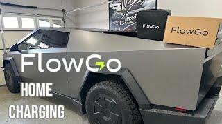 Flowgo EV Charger Review |  Charging A Model Y With A Cybertruck??