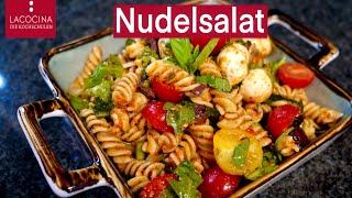 mediterraner Nudelsalat- perfekte Grillbeilage, einfach und super lecker| La Cocina