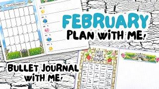 February 2024 BULLET JOURNAL Setup  PLAN WITH ME!