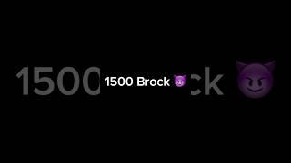 1500 Brock Montage #brawlstars #shorts