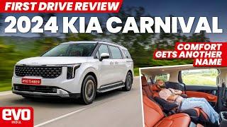 2024 Kia Carnival Review | First Drive | SUV-like Style, Limousine Comfort