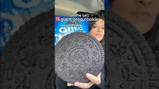 Giant oreo cookie in the car w/ @drinkolipop #olipoppartner #shorts