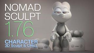 Nomad Sculpt Background Chill Character Doodling | 4K Process Video