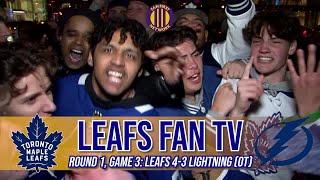 MORGAN F*CKIN' RIELLY | 8 MINS OF MADNESS IN MAPLE LEAFS SQUARE | Leafs Fans React | TOR 4-3 TB (OT)