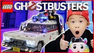 LEGO GHOSTBUSTERS Afterlife ECTO-1 Speed Build with LEGO LIGHTING!!! Kids Toys