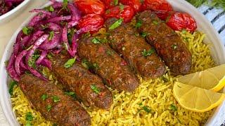 Oven baked kofta kebabs