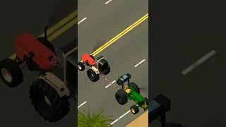 Indian tractor 3D game Swaraj versus John Dee #gaming #subscribe #vril