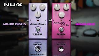 NUX Reissue Series Chorus & Delay Pedal Test By Jimmy Lin No Talking