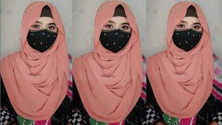 Eid  Hijab Styles | Quick And Easy Hijab Tutorial For Eid 2024 With Salwar | Summer Hijab |