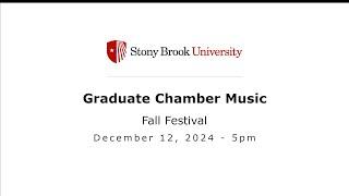 Graduate Chamber Music Fall Festival