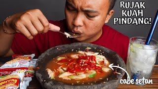 MUKBANG RUJAK KUAH PINDANG SUPER PEDAS!! RUJAK KHAS BALI