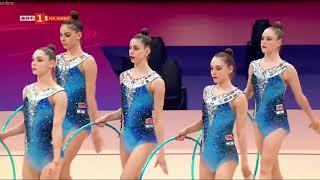 Team Israel 5 Hoops Q 40th FIG Rhythmic Gymnastics World Championships Valencia 2023