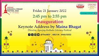 Inauguration - Apeejay Kolkata Literary Festival - AKLF 2022