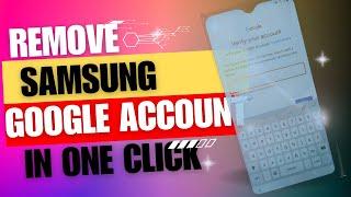 "Unlock Your Device Instantly: Say Goodbye to Samsung Google Account with Just One Click!"