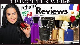 #chattyReviews  Trying out 6 J.U.S PARFUMS fragrances - Andaluiza, Coffeeze, Spicydelice, Sexycrush