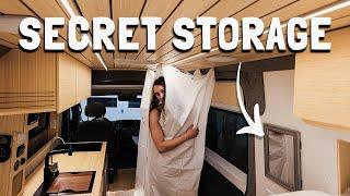 Luxury VAN TOUR  with Insane Hidden Features!