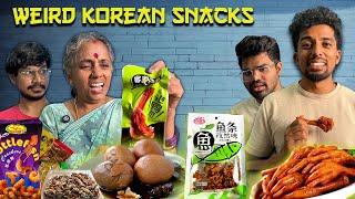 Indian's Trying Weird Korean Snacks for the First Time‍