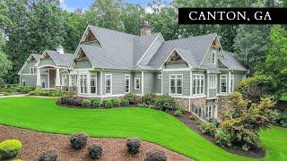 Experience LUXURY Living in this STUNNING $2,300,000 Canton GA Home