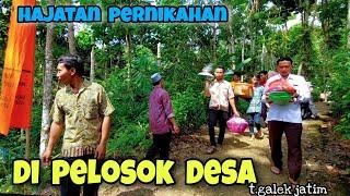 suasana hajatan pernikahan di pelosok desa di  trenggalek jawa timur || kearifan lokal di desaku