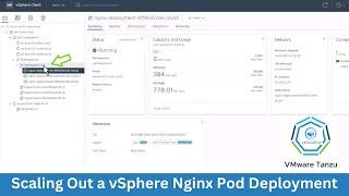 Lab - 8 Scaling Out a vSphere Nginx Pod Deployment