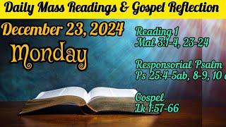 Today's Catholic Mass Readings & Gospel Reflection - Monday,Dec23, 2024#masstoday #reflections.