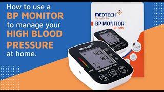 How to use the MedTech BP Monitor