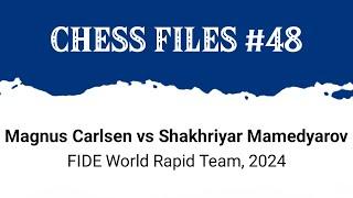 Magnus Carlsen vs Shakhriyar Mamedyarov • FIDE World Rapid Team, 2024