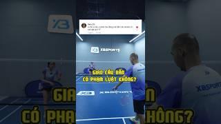 Giao cầu bắn có phạm luật không?  #caulong #xbsports #badminton #xuhuong #thichcaulong #fyp