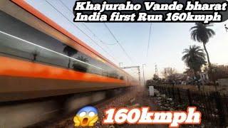 10 in 1 high speed semi train khajuraho Vande bharat 160kmph  || gatiman Express || Bhopal Shatabdi