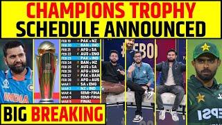 BIG BREAKING: ICC ANNOUNCED CHAMPIONS TROPHY 2025 SCHEDULE